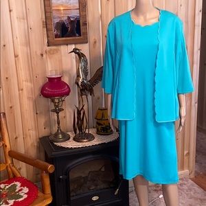 Appleseeds 2 Piece Dress Made in Canada Sz 18